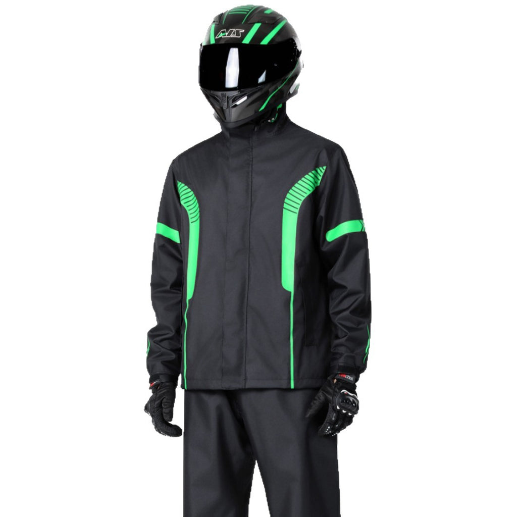 Classic Plaid Motorcycle Riding Rain Suit