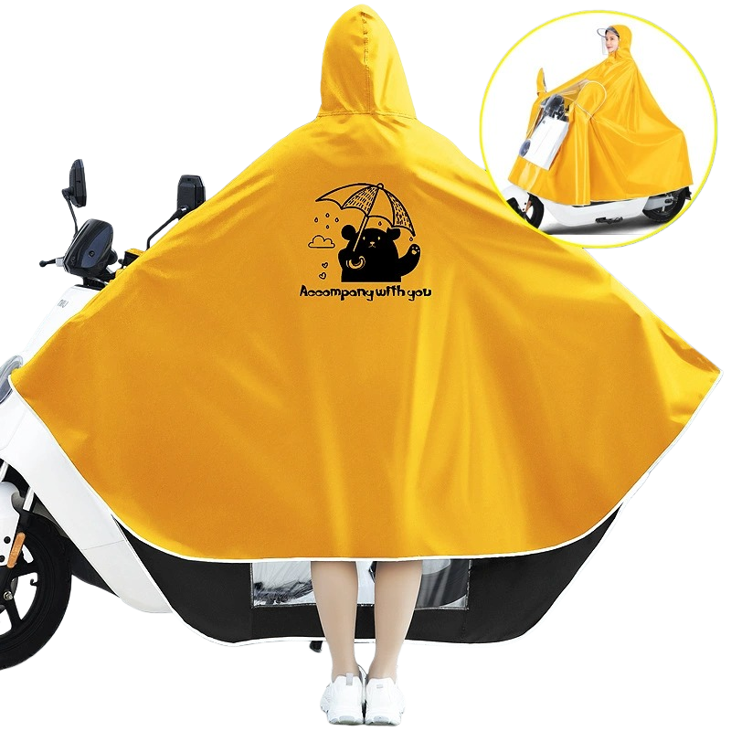 Oxford Fabric One-Piece Motorcycle Raincoat