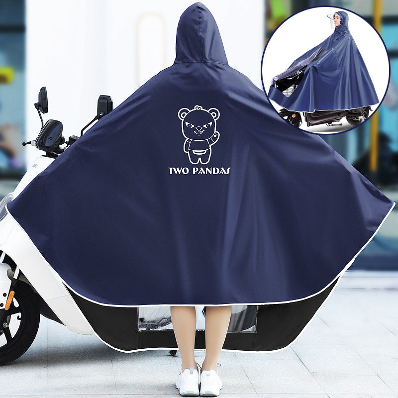 Oxford Fabric One-Piece Motorcycle Raincoat