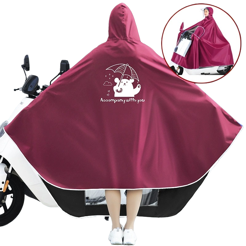 Oxford Fabric One-Piece Motorcycle Raincoat