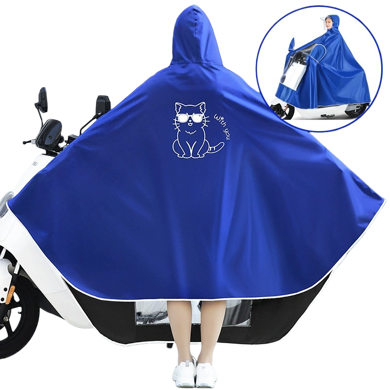 Oxford Fabric One-Piece Motorcycle Raincoat