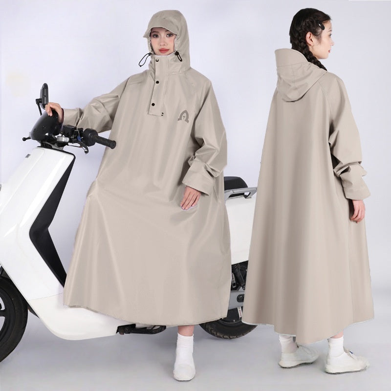 Luxury Oxford Fabric One-Piece Motorcycle Raincoat