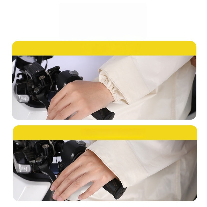 Luxury Oxford Fabric One-Piece Motorcycle Raincoat